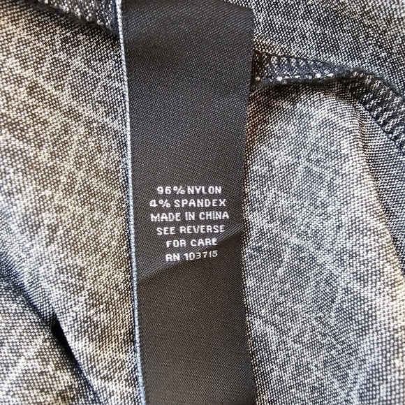 Sharagano Office Dress, Black and White with 3/4 Length Sleeves, Size Large - Picture 7 of 10